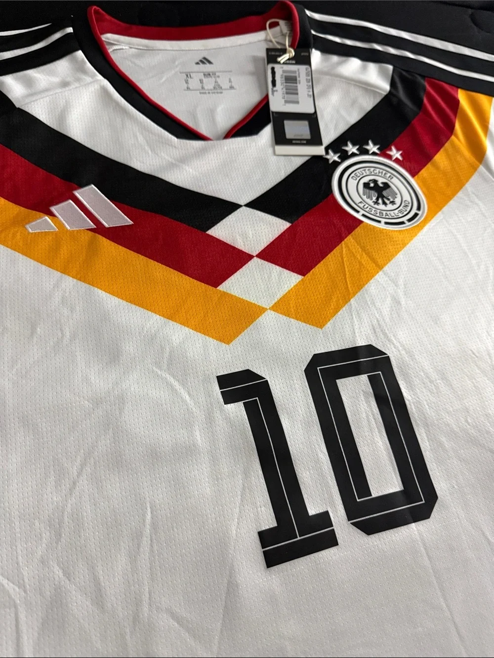 Germany 🇩🇪 #10 Jamal Musiala 2026 FIFA World Cup Edition Home Adidas Jersey